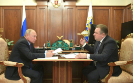 Встреча главы ОСК Алексея Рахманова с Президентом России Владимиром Путиным